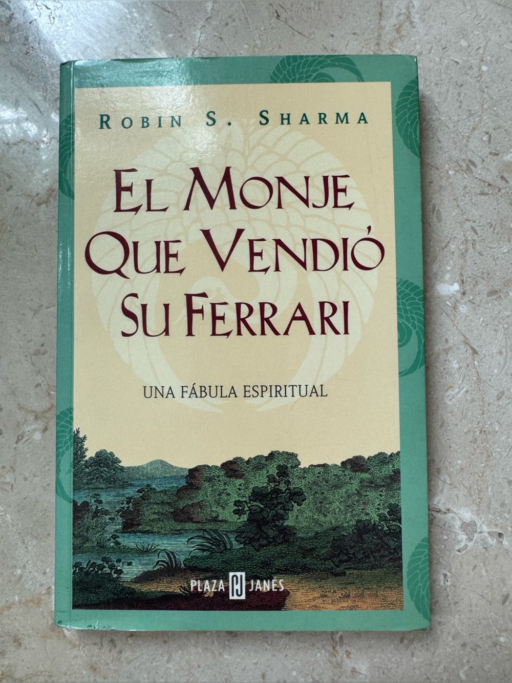 El Monje Que Vendió Su Ferrari - Hardcover in Teal and Cream